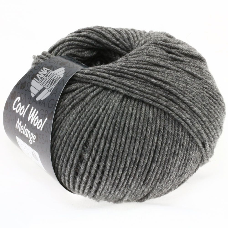 Lana Grossa Cool Wool 412 Grigio scuro melange