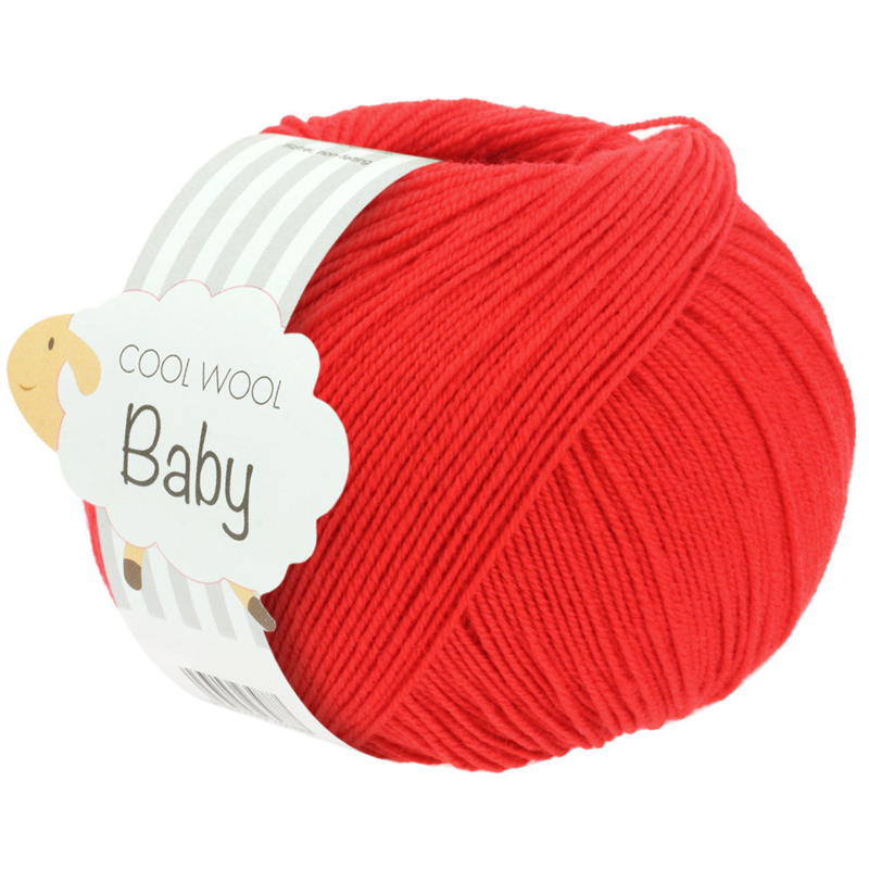 Lana Grossa Cool Wool Baby 293 Rosso