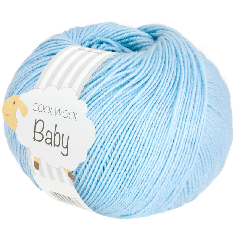 Lana Grossa Cool Wool Baby 321 Azzurro pastello