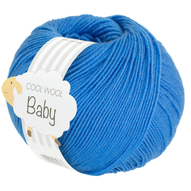 Lana Grossa Cool Wool Baby 322 Blu fiordaliso