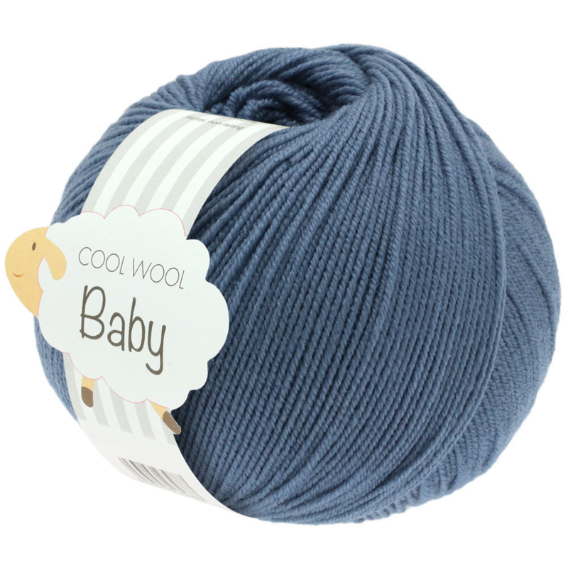 Lana Grossa Cool Wool Baby 263 Blu colomba