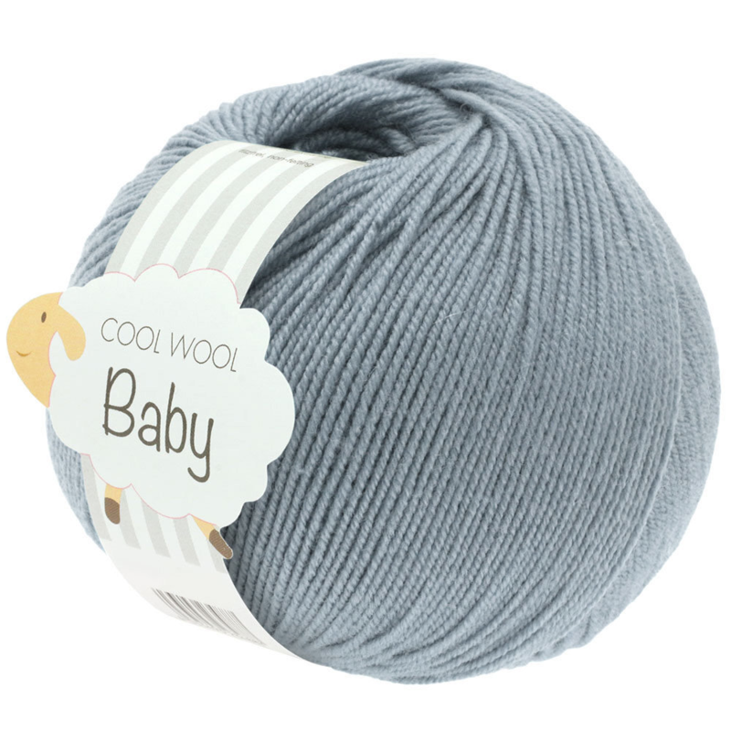 Lana Grossa Cool Wool Baby 264 Grigio blu