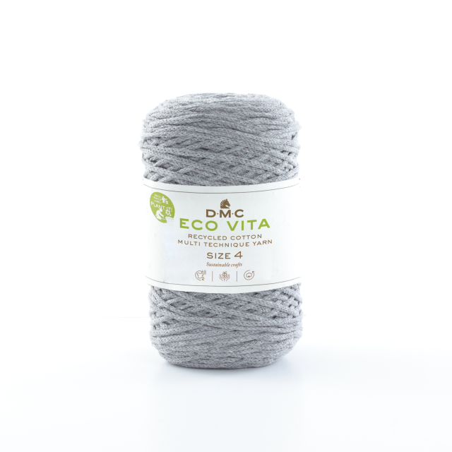 DMC Eco Vita 4 Filato Unicolor 122 Light grey