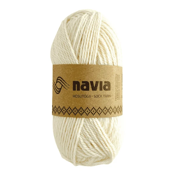 Navia Sock Yarn 501 Bianco