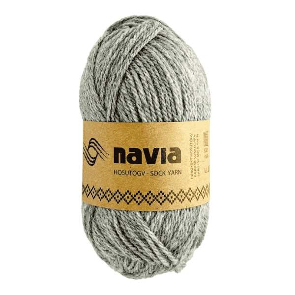 Navia Sock Yarn 502 Grigio chiaro