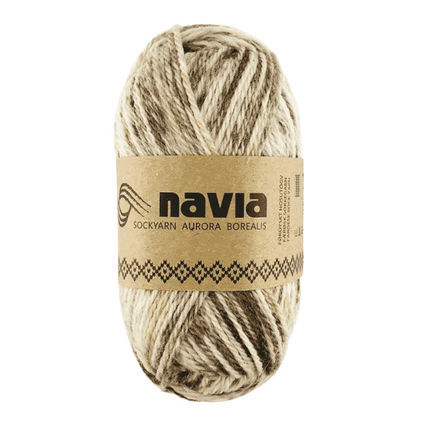 Navia Sock Yarn 522 Marrone/beige