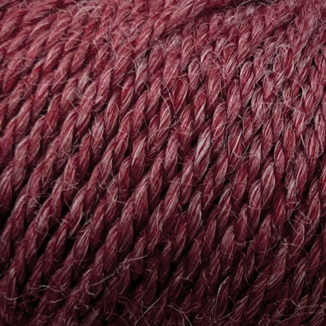 Onion No.6 Organic Wool+Nettles 618 Rosso scuro