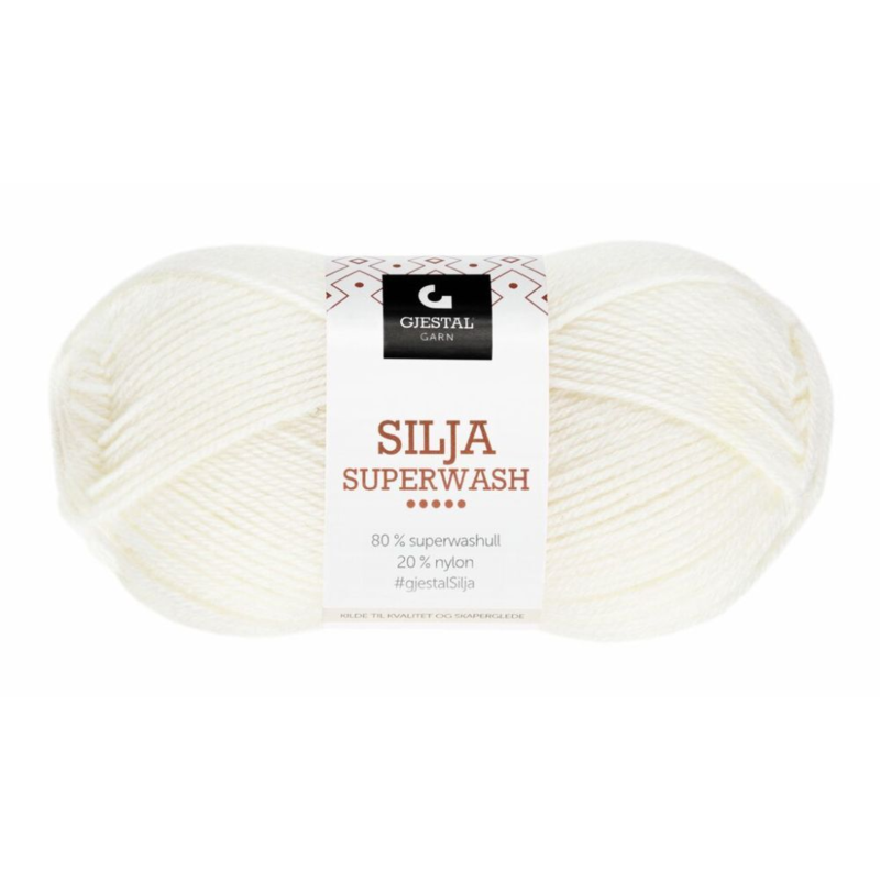 Gjestal Silja Superwash 302 Bianco