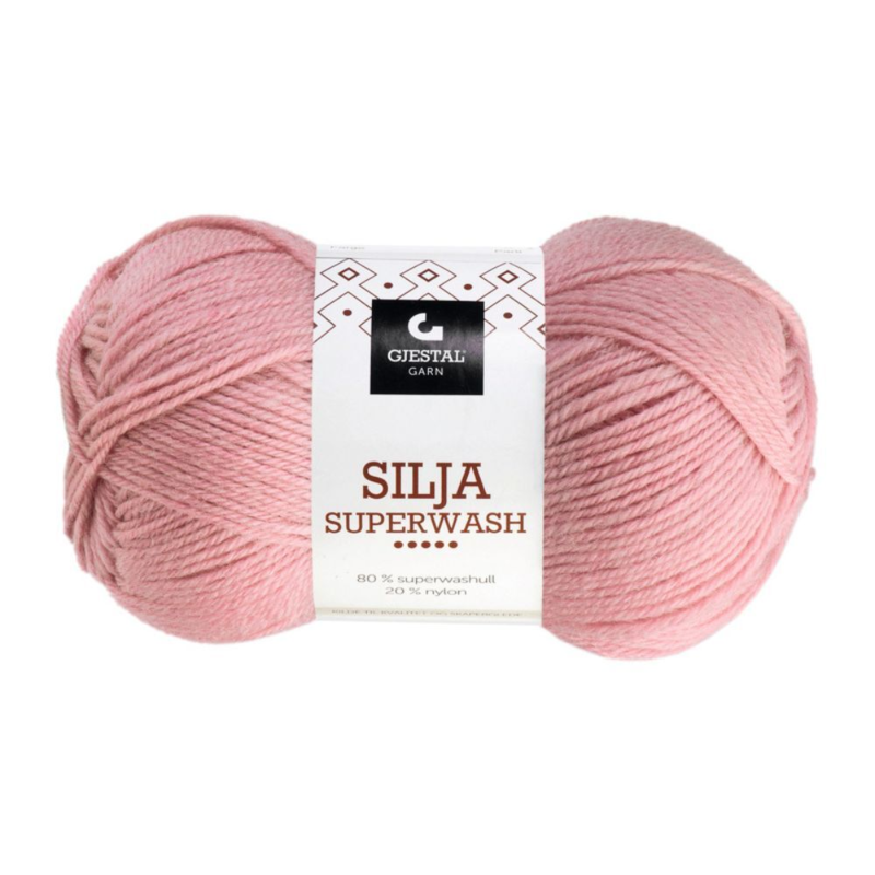 Gjestal Silja Superwash 381 Rosa antico