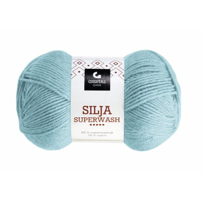 Gjestal Silja Superwash 384 Blu colomba