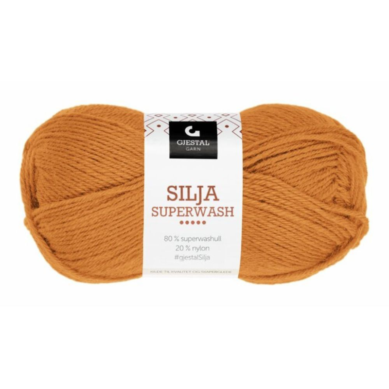 Gjestal Silja Superwash 318 Giallo caldo