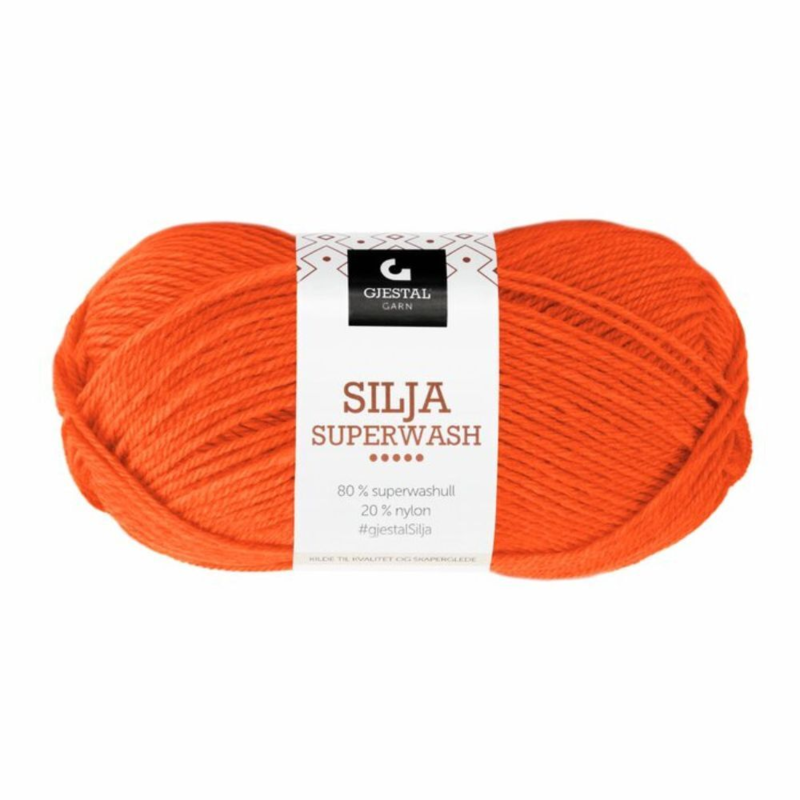 Gjestal Silja Superwash 399 Arancione