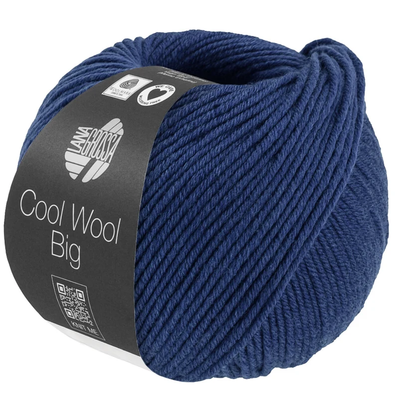 Lana Grossa Cool Wool Big 1704 Blu scuro melange