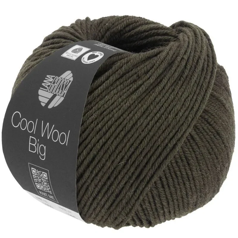 Cool Wool Big 1629 Oliva scuro melange