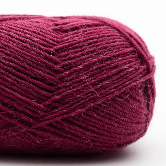 Kremke Soul Wool Edelweiss Alpaka 014 Rosso scuro