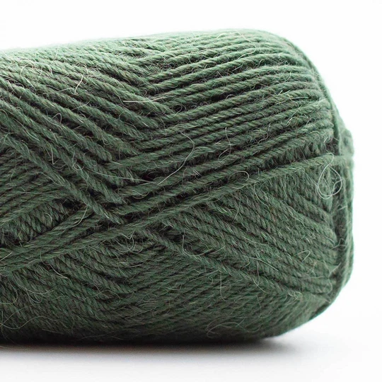 Kremke Soul Wool Edelweiss Alpaka 047 Verde insetto