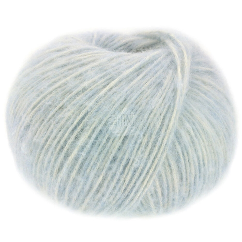 Lana Grossa Natural Alpaca Pelo 13 Azzurro mélange