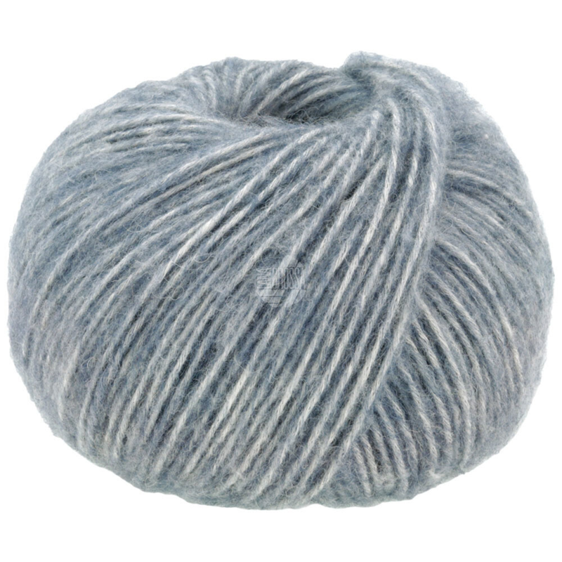 Lana Grossa Natural Alpaca Pelo 17 Grigio blu mélange