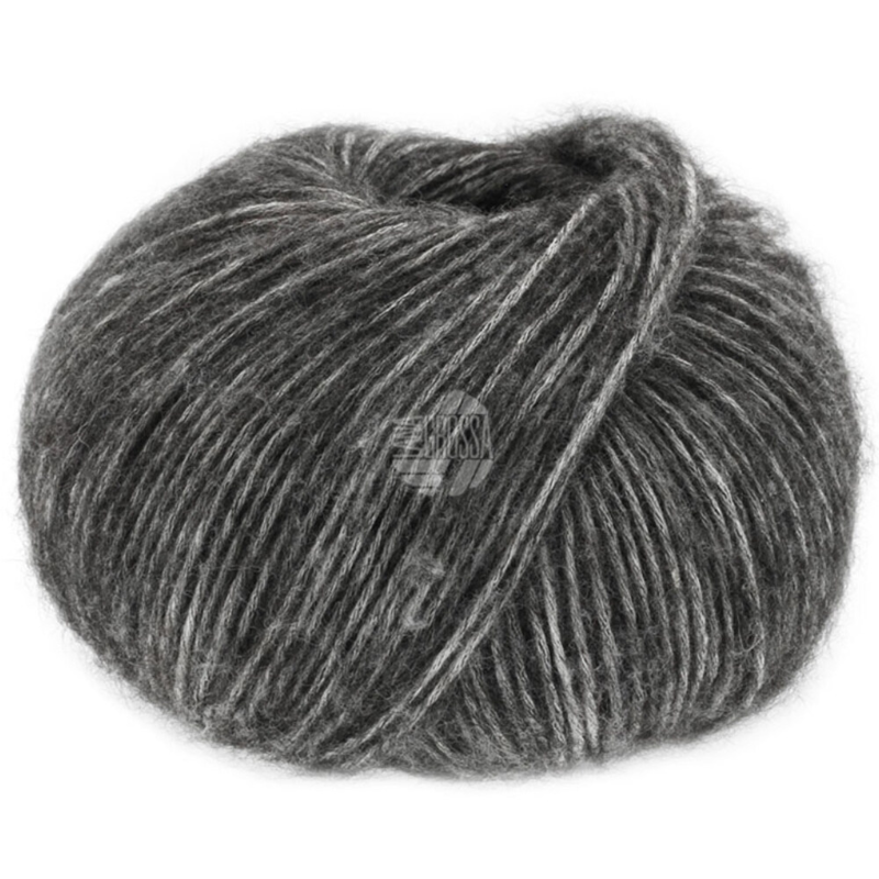 Lana Grossa Natural Alpaca Pelo 04 Grigio scuro mélange