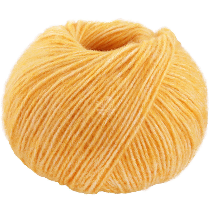 Lana Grossa Natural Alpaca Pelo 28 Giallo tuorlo mélange