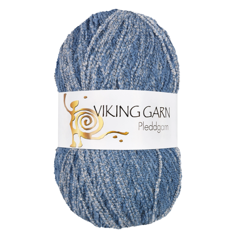 Viking Pleddgarn 721 Bianco/blu