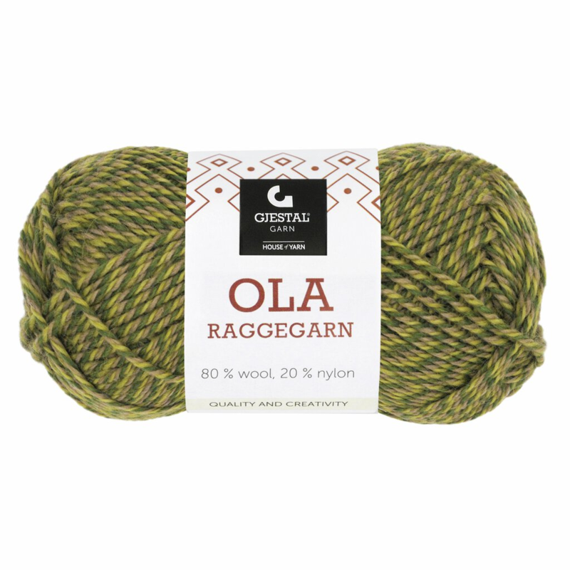Gjestal Ola Raggegarn 719 Verde fresato