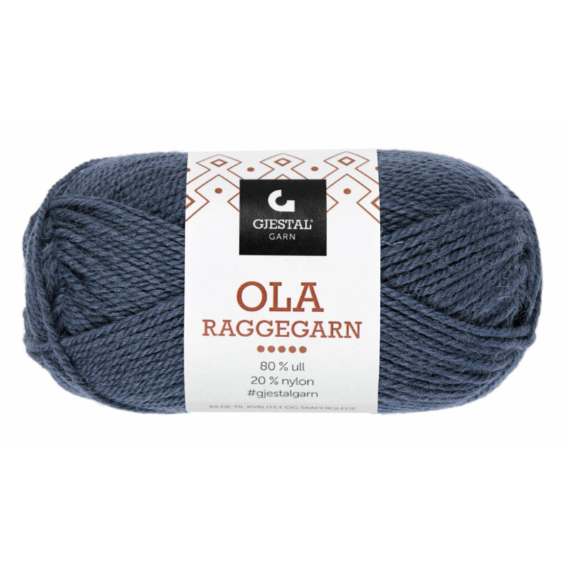 Gjestal Ola Raggegarn 713 Denim scuro