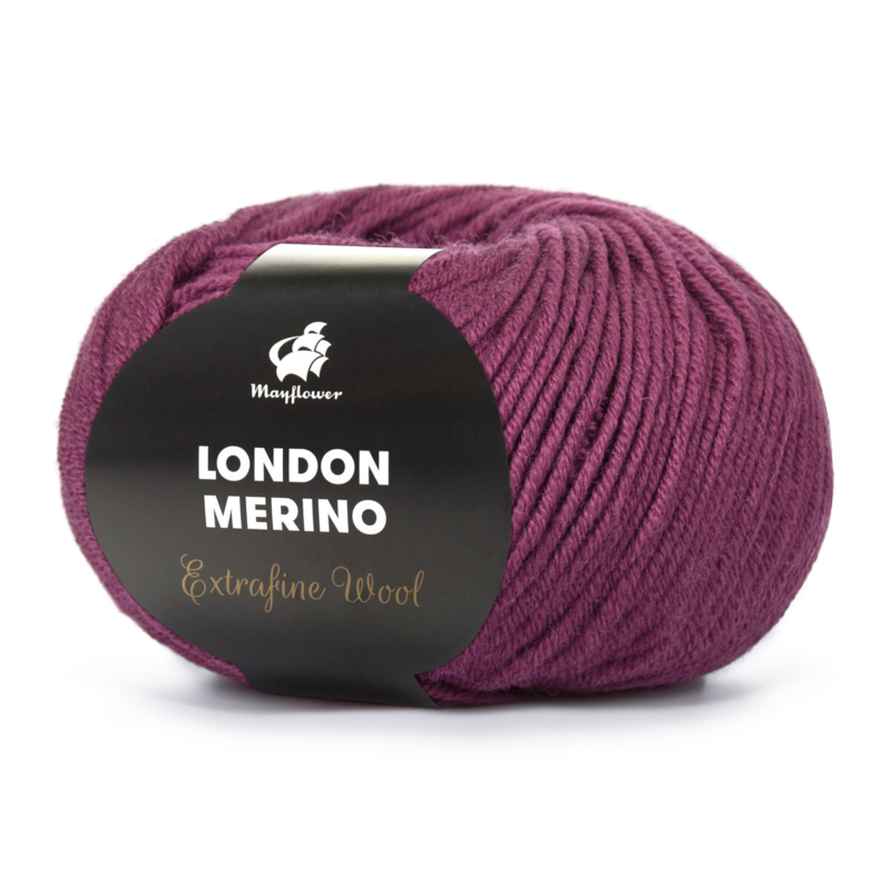 Mayflower London Merino 014 Prugna Vittoria