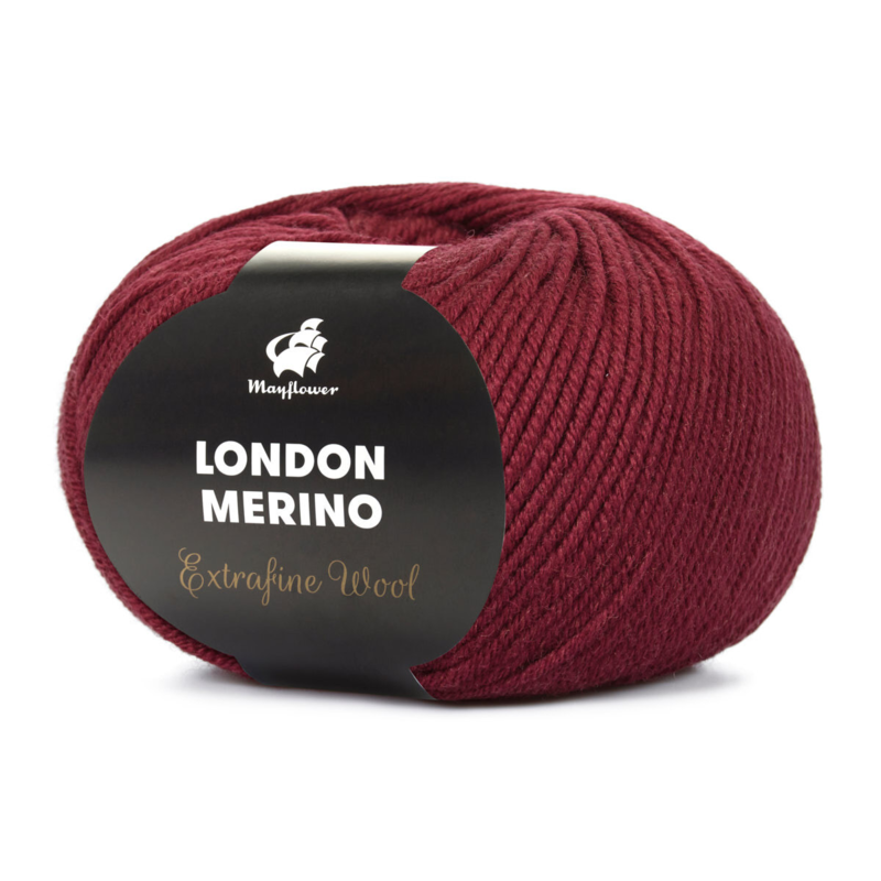 Mayflower London Merino 016 Ciliegio scuro