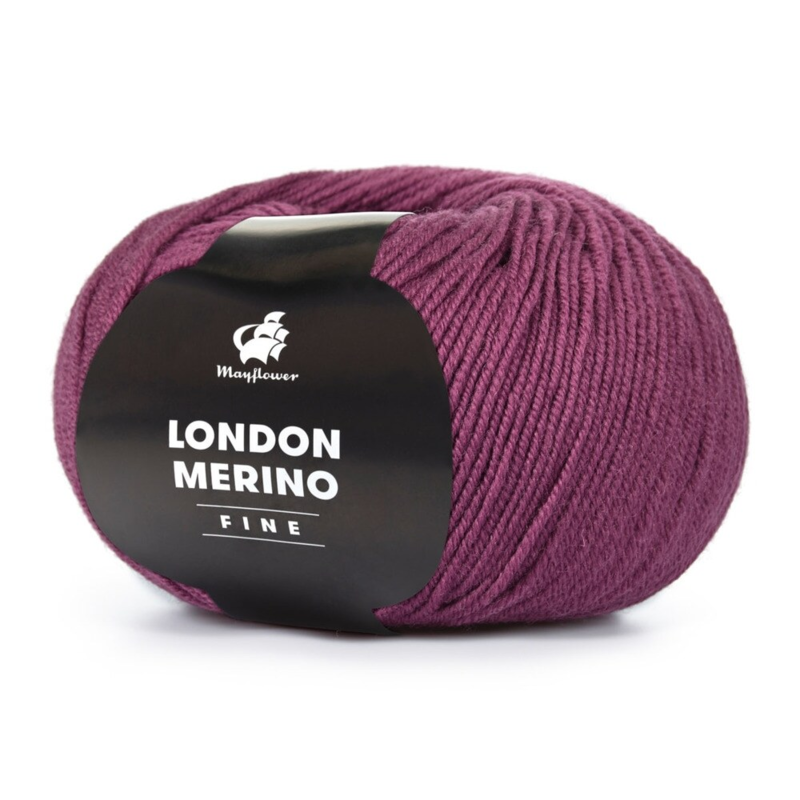 Mayflower London Merino Fine 014 Prugna Vittoria