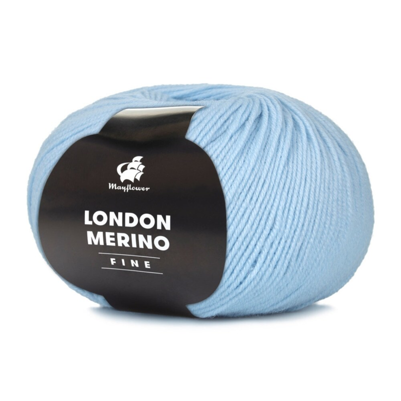 Mayflower London Merino Fine 034 Blu pastello