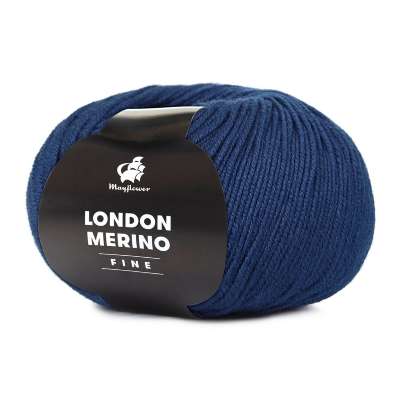 Mayflower London Merino Fine 030 Blu navy