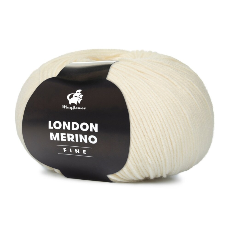 Mayflower London Merino Fine 002 Crema