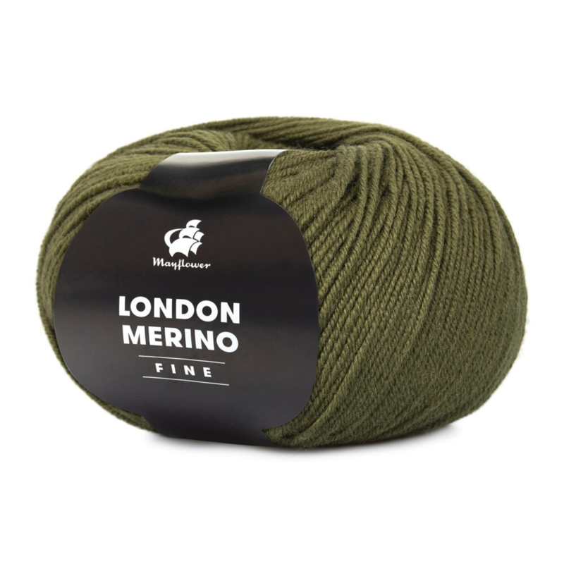 Mayflower London Merino Fine 025 Verde militare