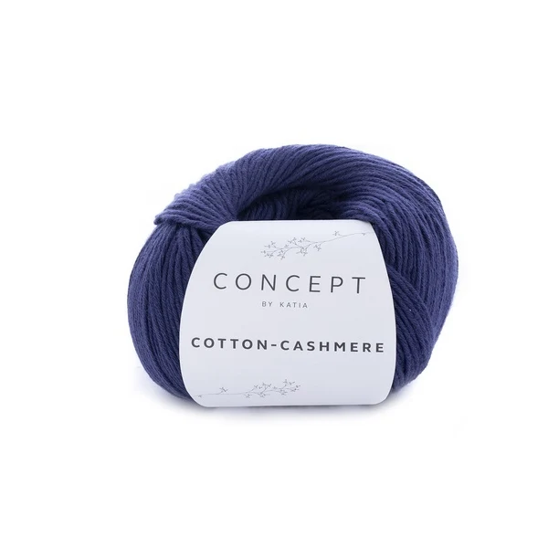 Katia Cotton-Cashmere 62 Blu scuro