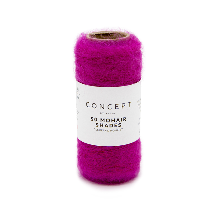 Katia 50 Mohair Shades 38 Fucsia (più chiaro dell'immagine)
