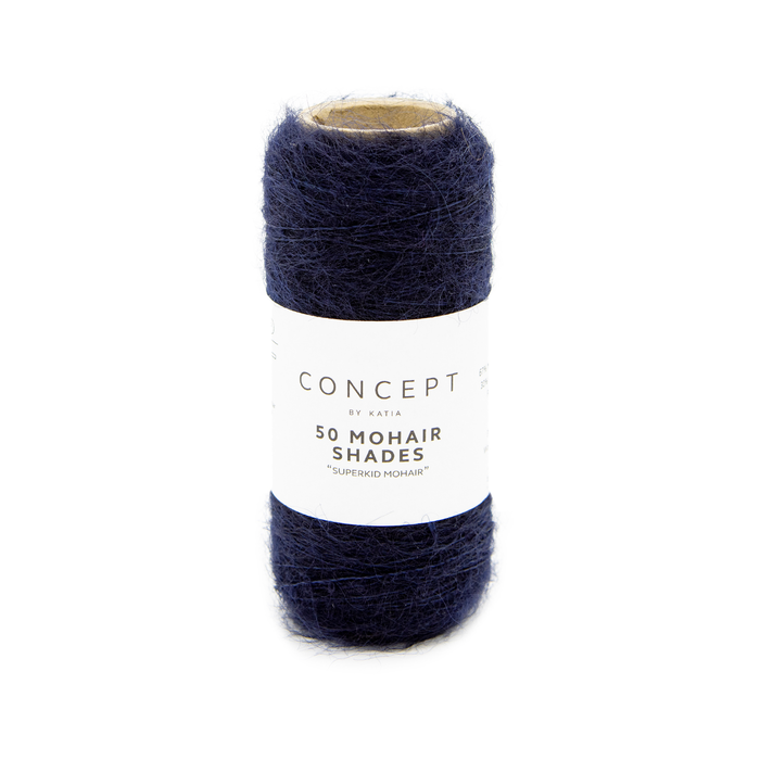 Katia 50 Mohair Shades 35 Blu notte