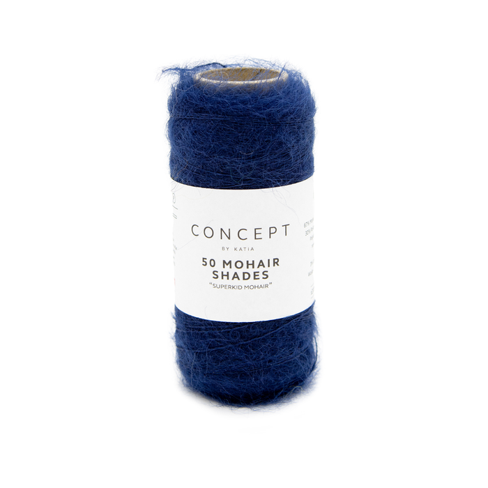 Katia 50 Mohair Shades 34 Blu molto scuro