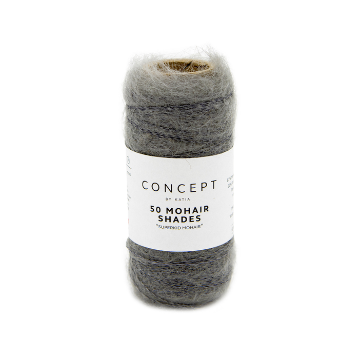 Katia 50 Mohair Shades 4 Grigio medio