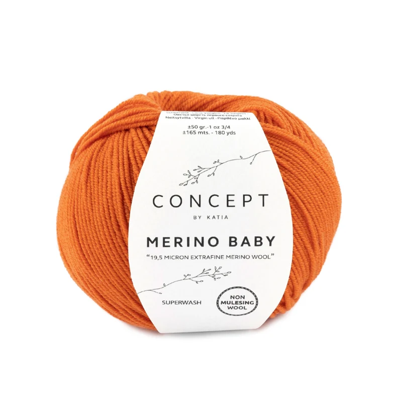 Katia Concept Merino Baby 049 Arancio