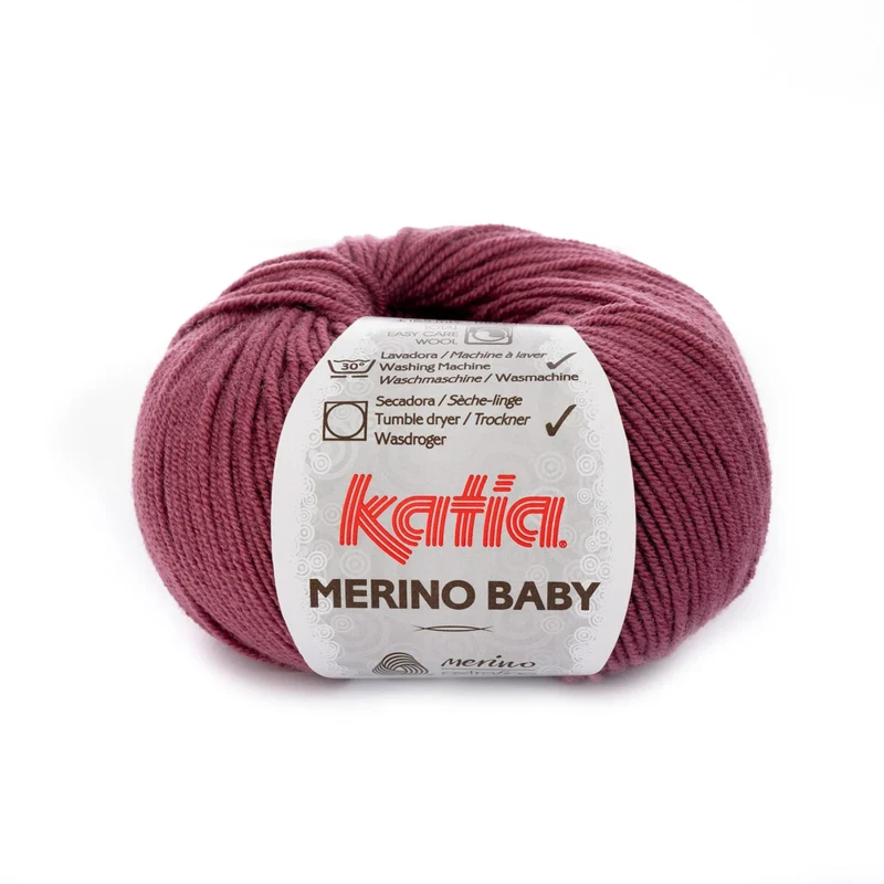 Katia Concept Merino Baby 078 Malva scuro