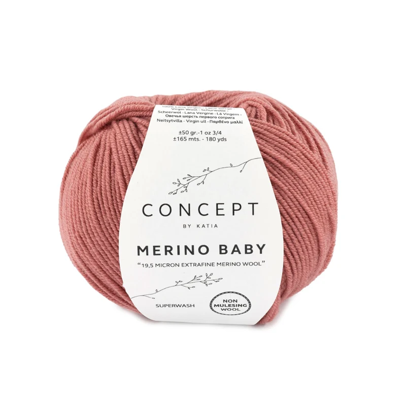 Katia Concept Merino Baby 087 Rosa salmone