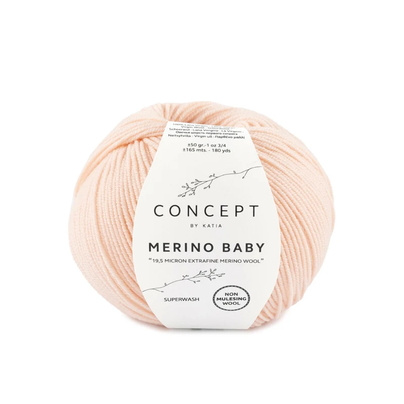 Katia Concept Merino Baby 081 Rosa molto chiara