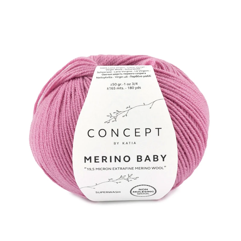 Katia Concept Merino Baby 046 Rosa