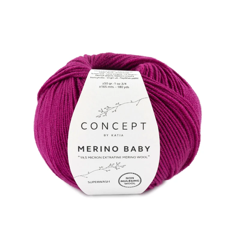 Katia Concept Merino Baby 061 Fucsia scuro