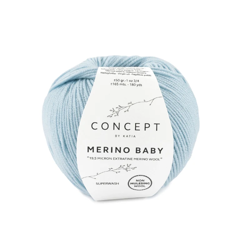 Katia Concept Merino Baby 080 Jeans chiari