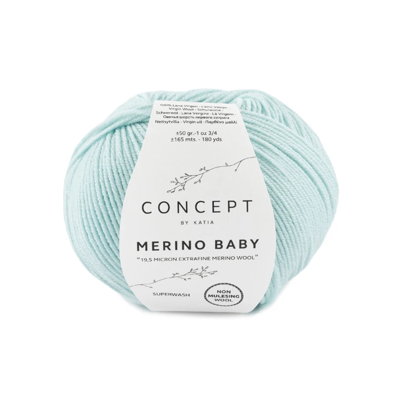 Katia Concept Merino Baby 073 Verde biancastro