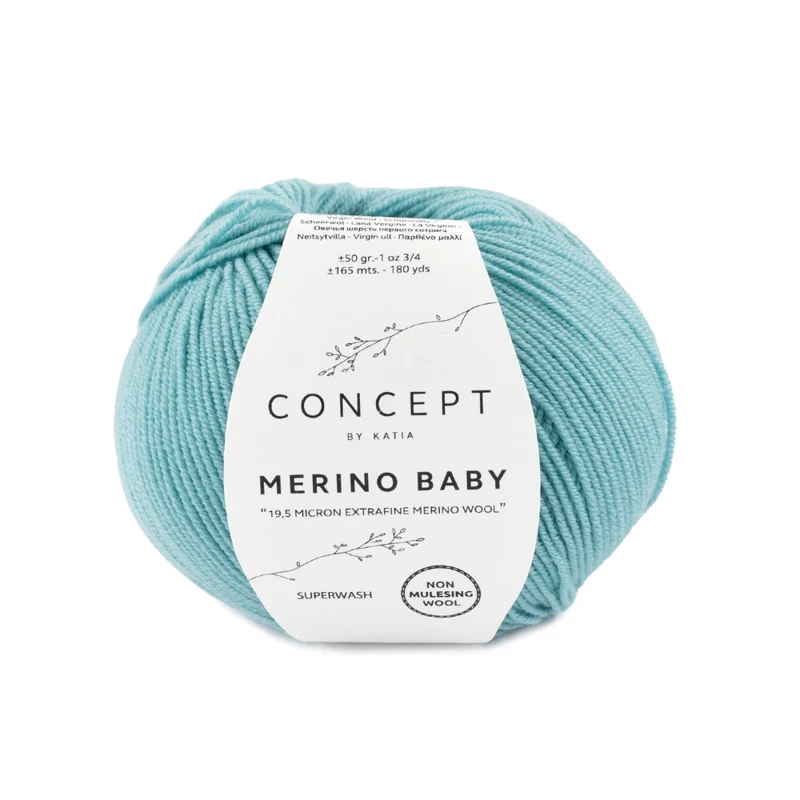 Katia Concept Merino Baby 074 Turchese chiaro