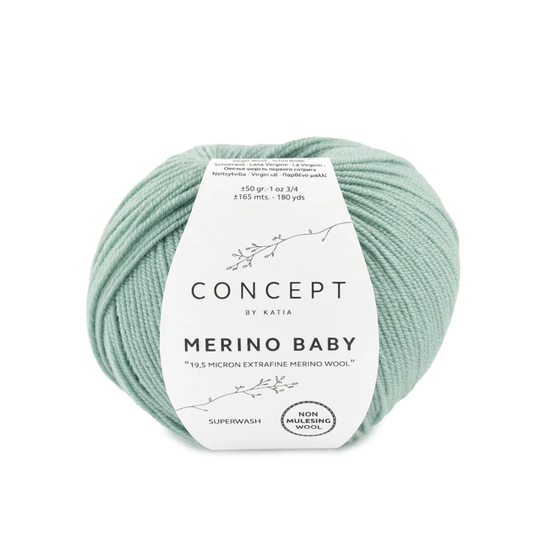 Katia Concept Merino Baby 086 Verde menta