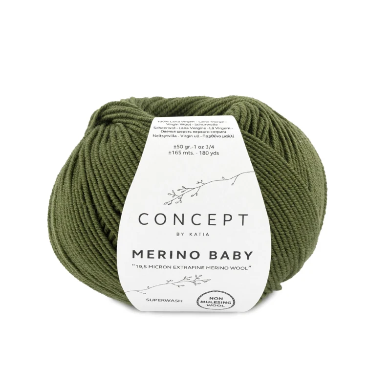 Katia Concept Merino Baby 026 Verde scuro